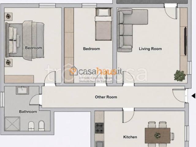 Trilocale in vendita a Bolzano, Centro città