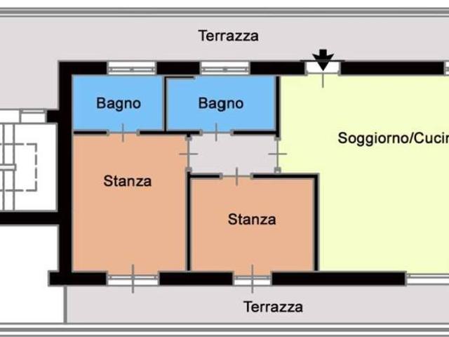 Trilocale in vendita a Bolzano via Marconi, Centro città