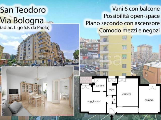 Trilocale in vendita a Genova, San Teodoro