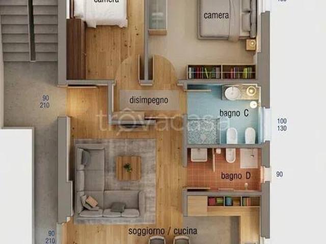 Trilocale in vendita a Inverigo