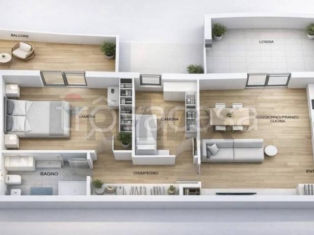 Trilocale in vendita a Pesaro, Villa Fastiggi