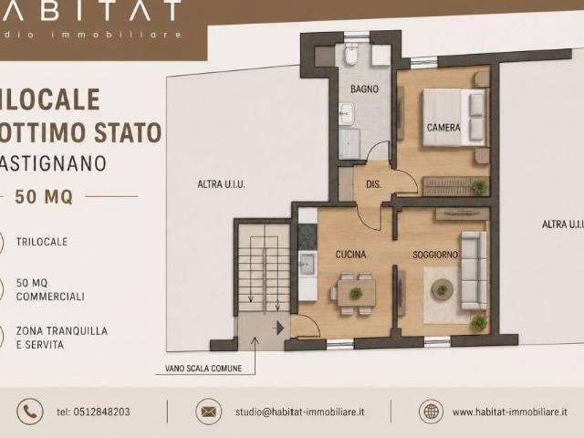 Trilocale in vendita a Pianoro via Andrea Costa, 136, Rastignano