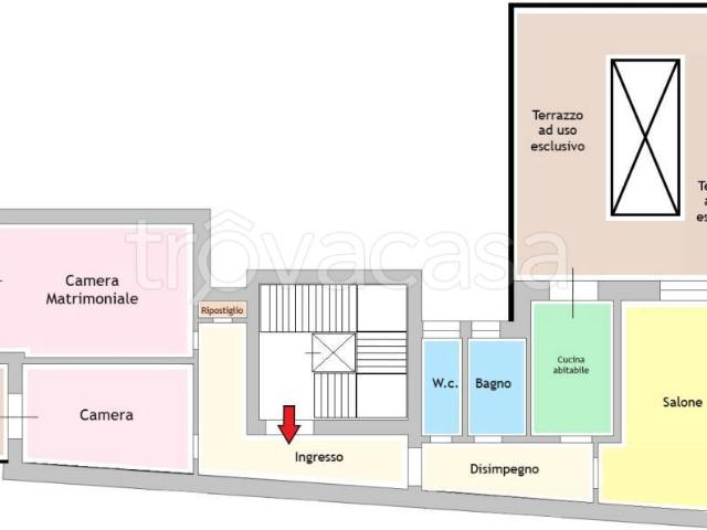 Trilocale in vendita a Roma, Pigneto