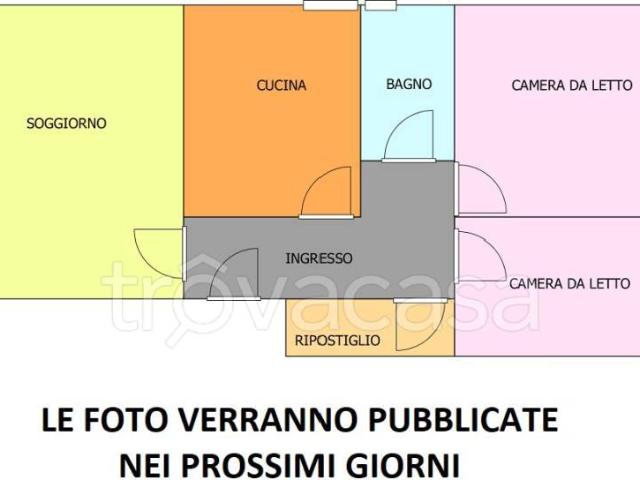 Trilocale in vendita a Roma via Carovilli, Tor Sapienza La Rustica