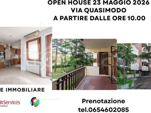Quadrilocale in vendita a Roma via Salvatore Quasimodo, Fonte Ostiense
