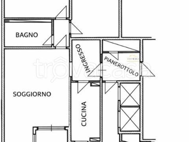 Trilocale in vendita a Roma via Valentino Banal, Tor de' Schiavi
