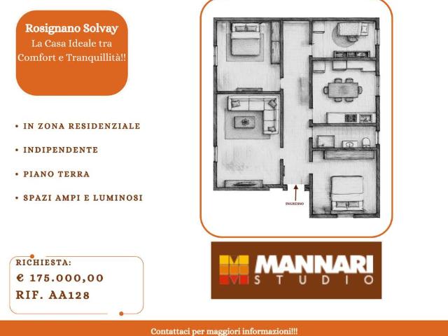 Trilocale in vendita a Rosignano Marittimo, Rosignano Solvay