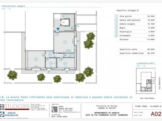 Trilocale in vendita a Rovigo