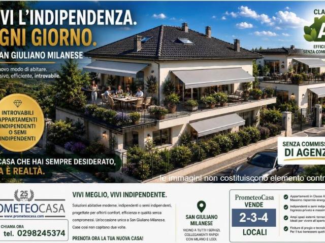 Trilocale in vendita a San Giuliano, San Giuliano Milanese