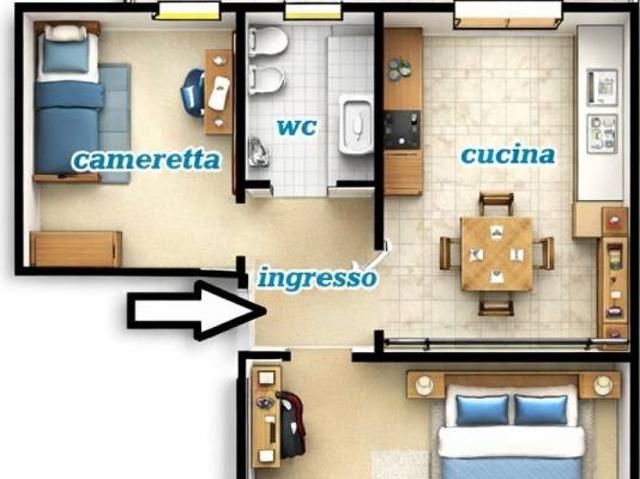 Trilocale in vendita a Sant'Antimo via Enrico Caruso, 47