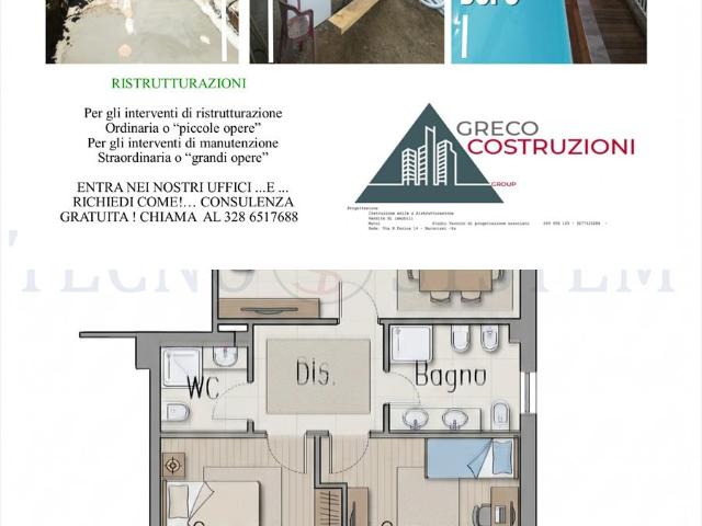 Trilocale in vendita, Cassino centrale