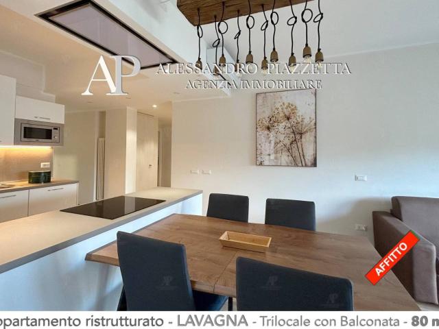 Trilocale ottimo stato, quarto piano, Centro, Lavagna