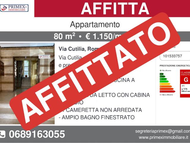 TRILOCALE San Giovanni Via Cutilia DISPONIBILE DA MAGGIO