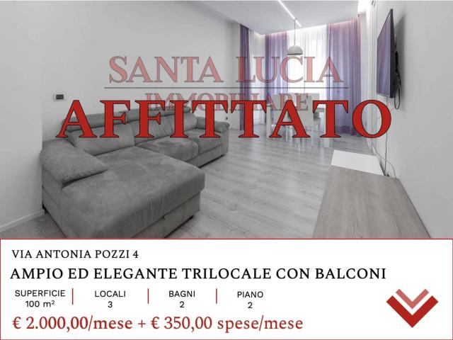 Trilocale via Antonia Pozzi 4, Monte Rosa Lotto, Milano