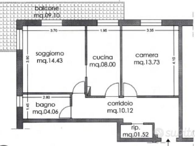 TRILOCALE VIA BOLOGNA: 440 euro minime spese