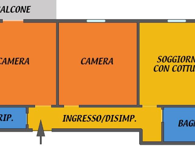 Trilocale via Giuseppe Massarenti, Massarenti, Bologna