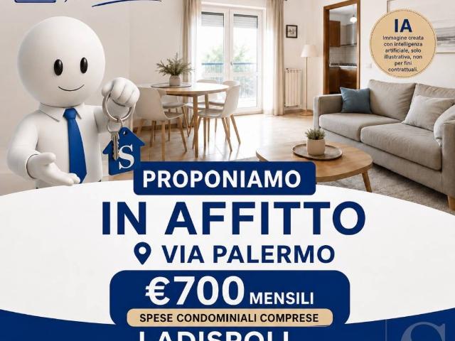 Trilocale via Palermo, Centro, Ladispoli