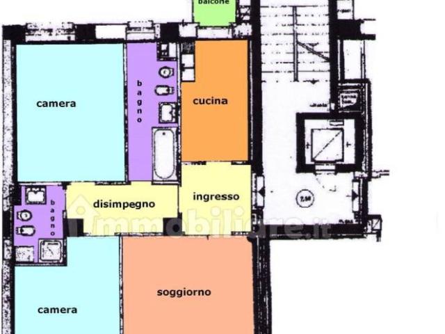 Trilocale viale Tibaldi, Corso San Gottardo, Milano