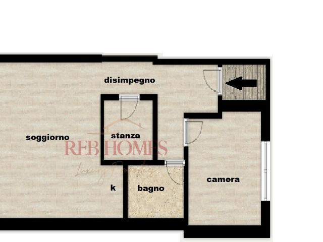 Trilocale vista mare con posto auto in residence con piscina 54m² Golfo Aranci