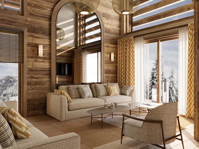 Triplex avec 3 chambres Centre du village La Belle aux B. 151m² Megève