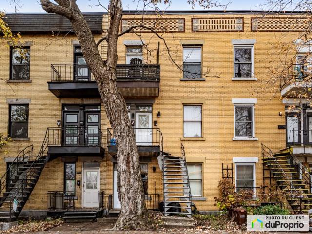 Triplex à vendre Le Plateau Mont Royal 6 chambres 3 salles de bain #1067