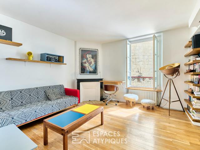 Triplex lumineux en dernier étage aux allures de maison perchée