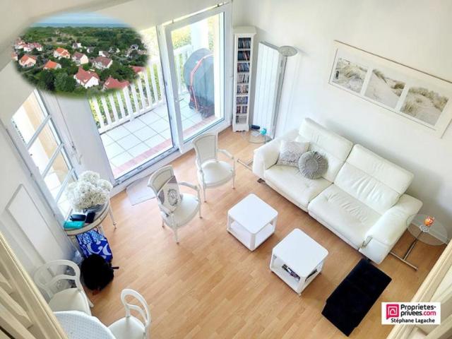 Triplex traversant Le Touquet Paris Plage 3 pièce s 73 m2 avec 2 terrasses