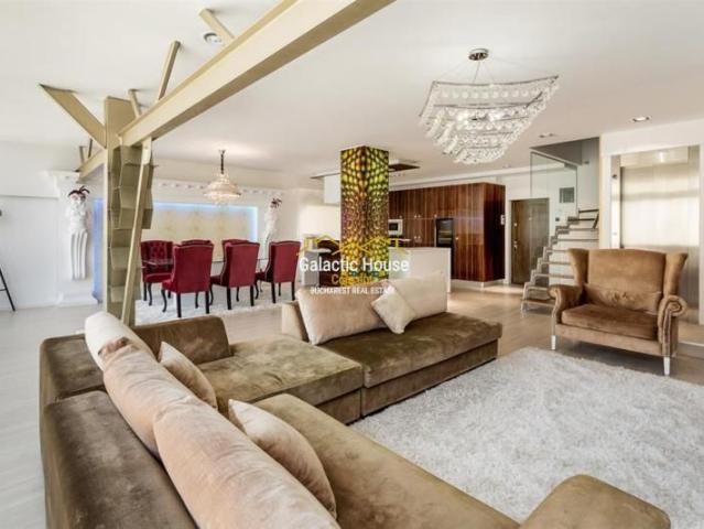 TRIPLEX 5 CAMERE LIFT INTERIOR COMPLEX REZIDENTIAL ZONA HERASTRAU NORDULUI de inchiriat Herastrau, Bucuresti