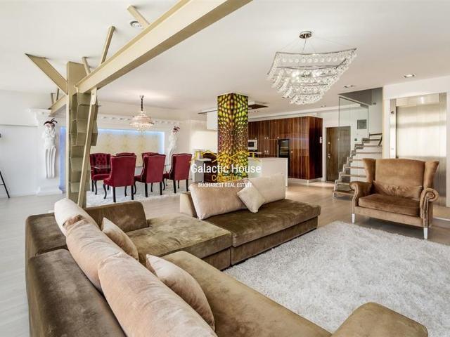 TRIPLEX 5 CAMERE LIFT INTERIOR COMPLEX REZIDENTIAL ZONA HERASTRAU NORDULUI de inchiriat Herastrau, Bucuresti