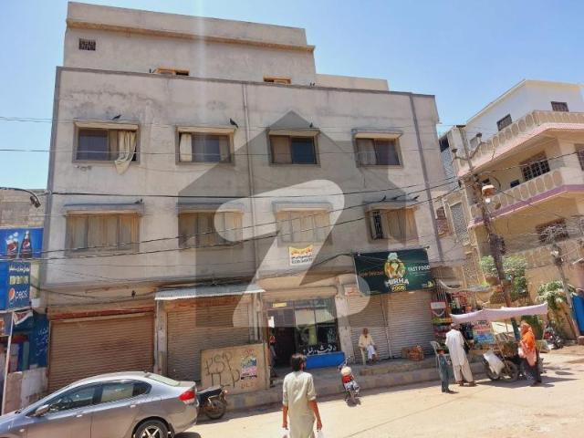 Triple Storey House With 5 Shops For Sale In Karachi Bufferzone Sector 16 A