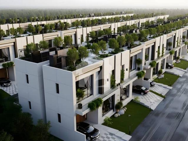 Triple Story 5 Marla Luxury House 4 Bedrooms Pine Villas 30 Month Installments 50ft Road