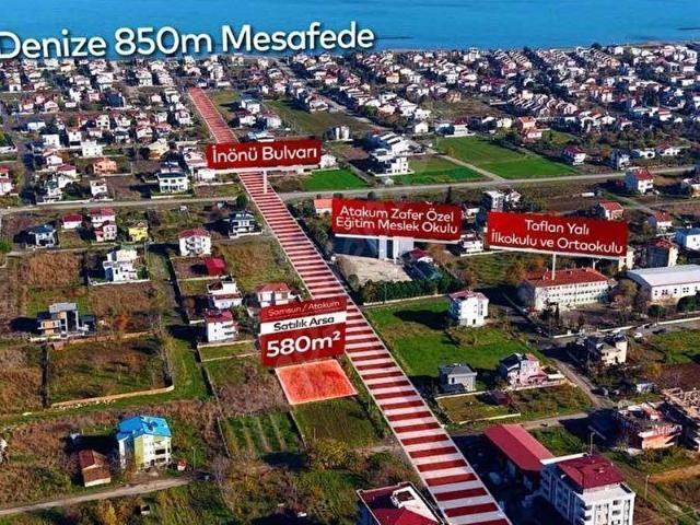 TRUVA'DAN ATAKUM TAFLANDA SAMSUNSİNOP YOLU ALTINDA SATILIK ARSA