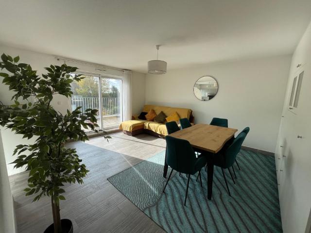 TRUCHTERSHEIM beau logement F3 MEUBLE terrasse 20 m²