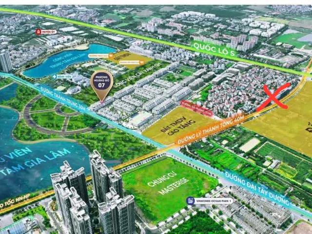 Trung tâm Trâu Quỳ/Gia Lâm Bán nhà 6 tầng 180m2 lô góc 3 mặt tiền đường 40m siêu kinh doanh