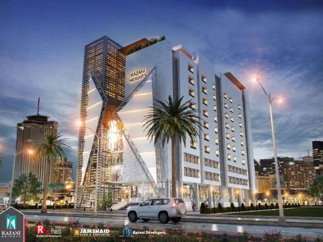 Two Bed apartment for sale at Kazani Heights on 2 years installment Islamabad River Garden ID 02261