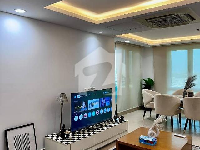Two BED Fully Furnished Apartment In Gold Crest Available For Rent