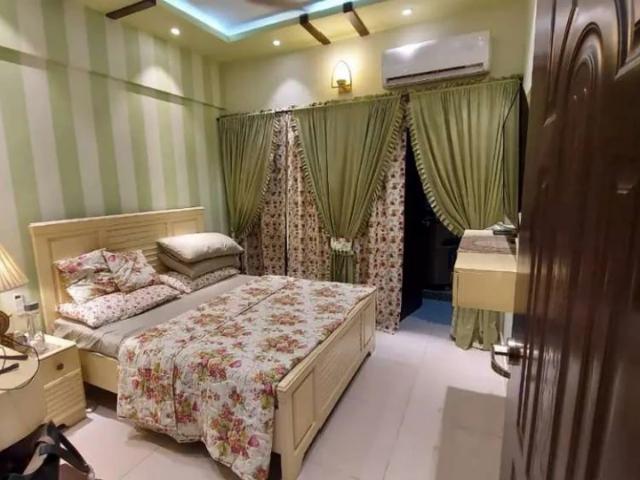 Two bed lounge appointment ful furnished Karachi P & T Colony ID 57847