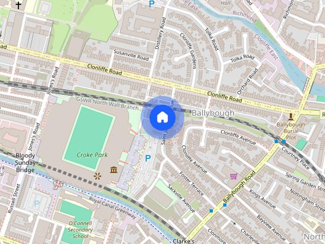 Two bedroom apartment in Drumcondra flat 2