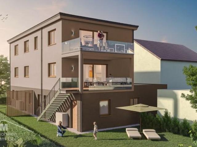 Effizienzhaus 40NH / TWO Living Doppelhaushälfte neu gedacht mit Doppelgarage in zentraler Toplage