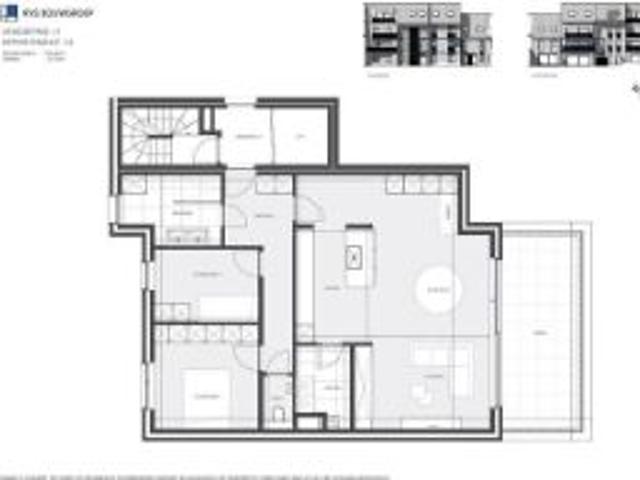 tweede verdieping appartement met 2 slaapkamers