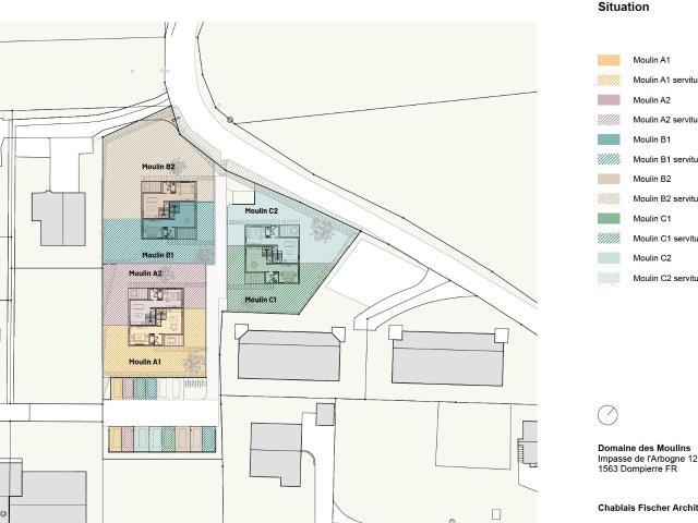 Twin house with 5.5 rooms on sale in Dompierre FR 149 m² | dreamo. Ch