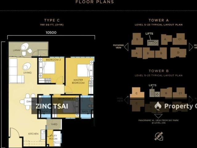 Twin Residences {Save RM 41,000} 8 mins drive to LRT Kinrara BK5