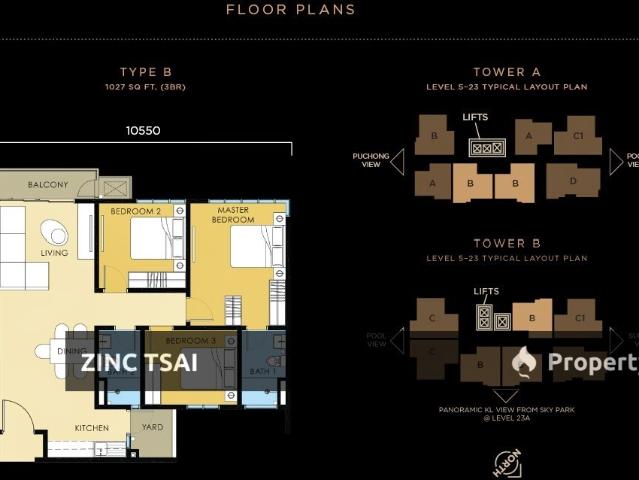 Twin Residences {Save RM 35,000} 5 mins drive to LRT Bandar Puteri_6 mins drive to IOI Mall Puchong