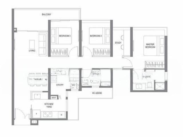 Twin Vew D5, Apartment