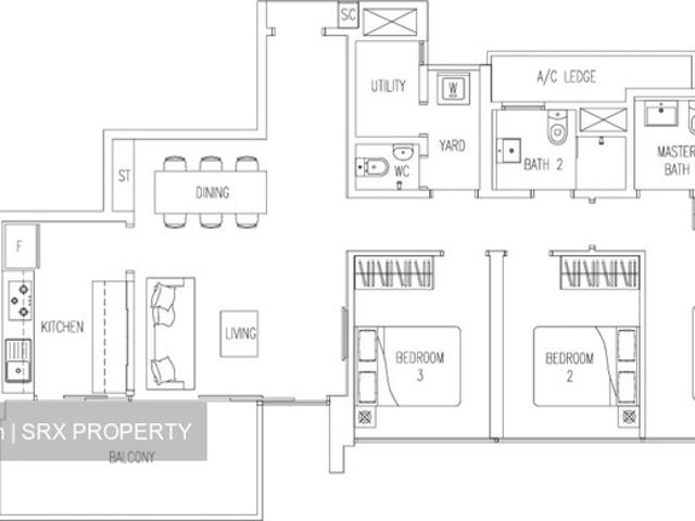 Twin Waterfalls D19, Condominium