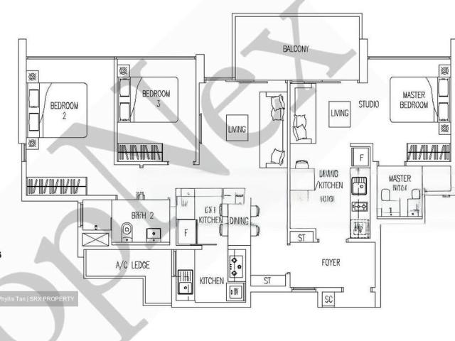 Twin Waterfalls D19, Condominium