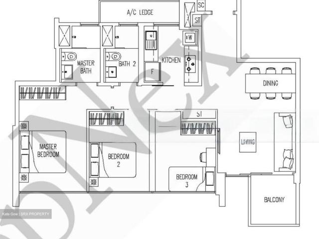Twin Waterfalls D19, Condominium