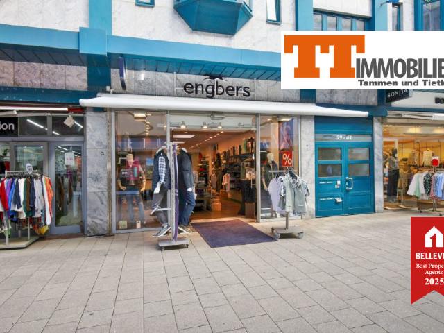 TT bietet an: Erstklassige Gewerbefläche in 1A Lage der Marktstraße in Wilhelmshaven!