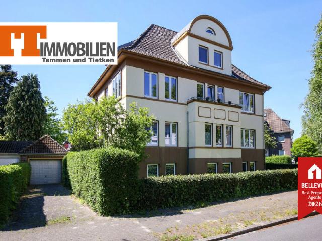 TT bietet an: Exklusive Stadtvilla mit 2 Wohneinheiten im gefragten Villenviertel von Wilhelmshaven!