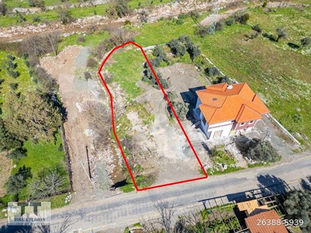 TT EMLAKTAN MARMARİS BAYIR KÖYÜNDE YOLA SIFIR KONUMDA VİLLA YAPILIR SATILIK 682m2 TARLA
